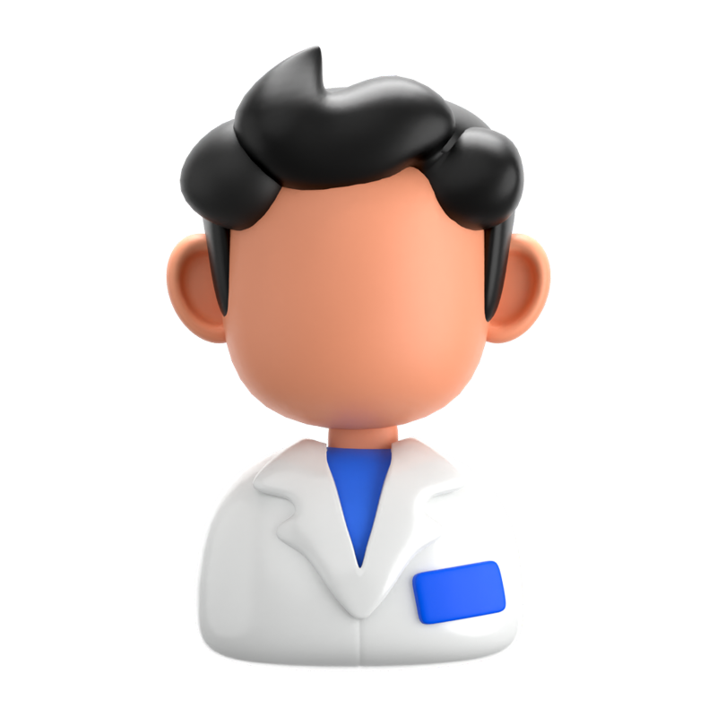 Doctor Male 3D Icon 3D Graphic