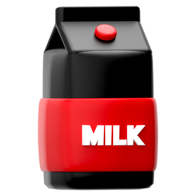 milch 3d-symbol 3D Graphic