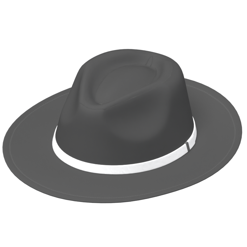 Fedora Hut 3D Modell