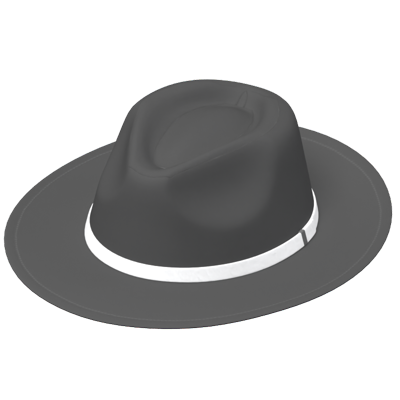 Fedora Hat 3D Model 3D Graphic