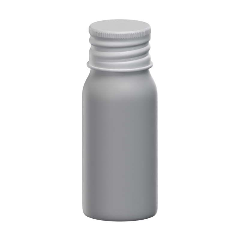 Screw Cap Jar Bottle 3D Model