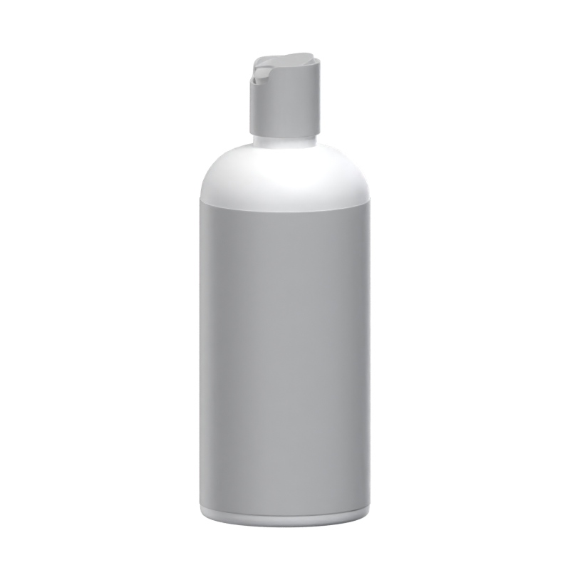 Opened Body Wash Bottle 3D Model