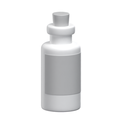 Jar Bottle With Cork 3D Model 3D Graphic