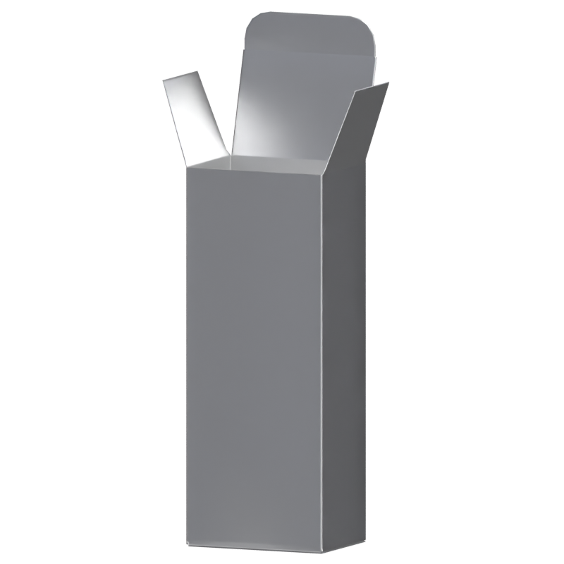 Long Opened Perfume Packaging 3D Model