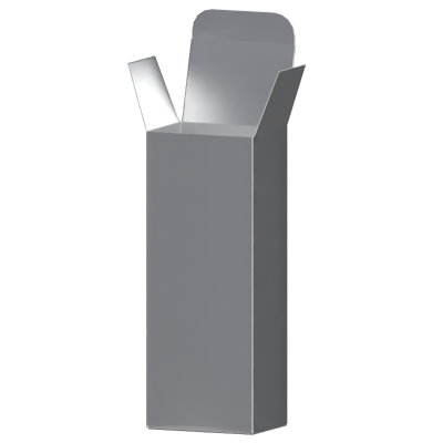 Long Opened Perfume Packaging 3D Model 3D Graphic