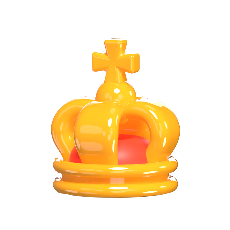 Crown 3D Icon Model 3D Graphic