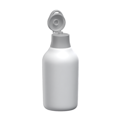 Opened Cosmetic Bottle 3D Model 3D Graphic