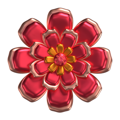 3D Flower Shapes  A Firm Shape 3D Graphic