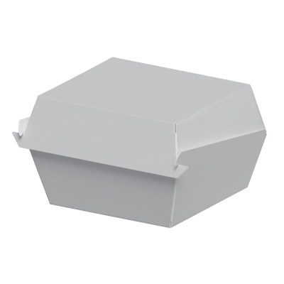 Closed Cardboard Food Container 3D Model 3D Graphic
