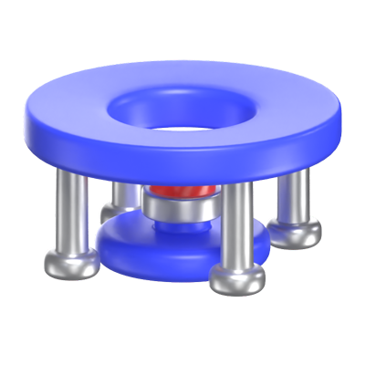 Burner Table 3D Icon Model 3D Graphic