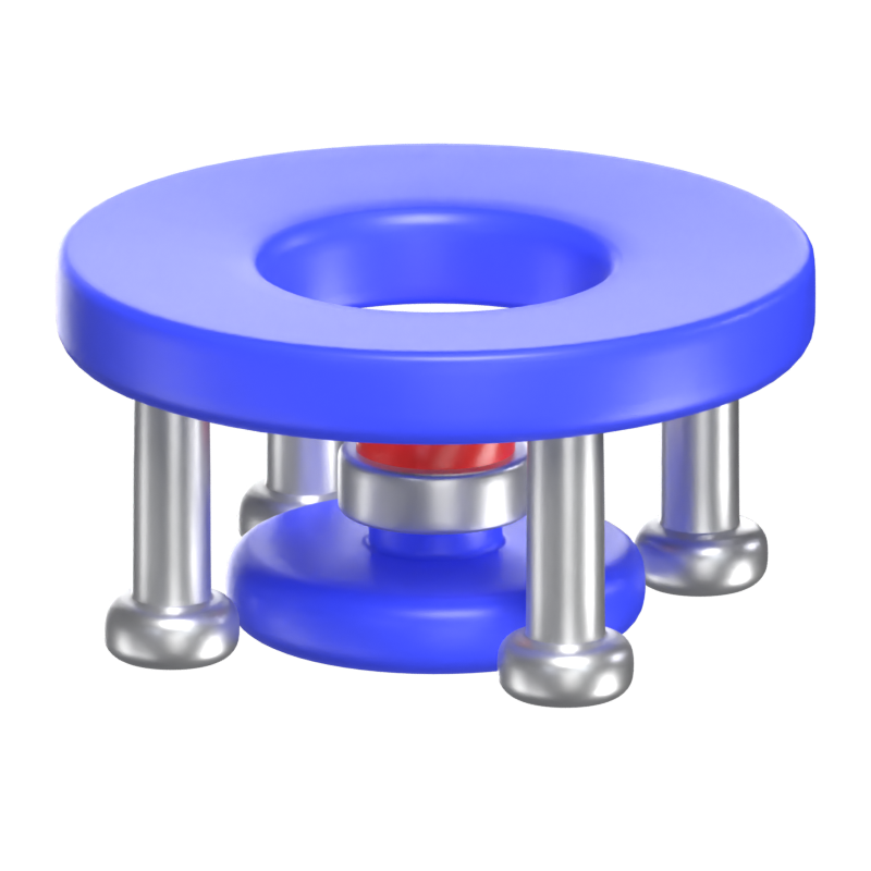 Burner Table 3D Icon Model