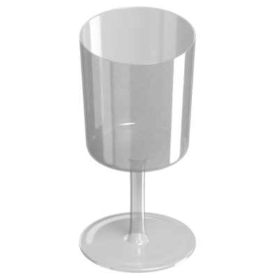 Wine Glass Cup 3D Model With Sharp Edges 3D Graphic