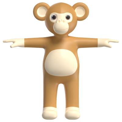 Monkey 3D Graphic