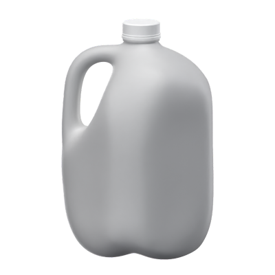 One Gallon Cleaning Product Bottle 3D Model 3D Graphic