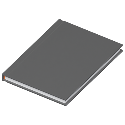 Notebook Closed A6 3D Model 3D Graphic