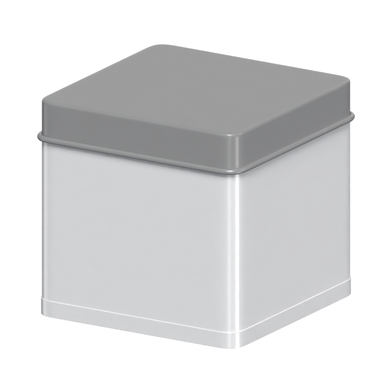 3D Large Tin Can Box Model