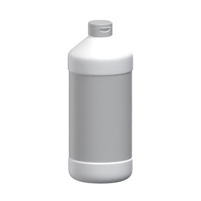 Cleaning Product Broad Bottle 3D Model 3D Graphic