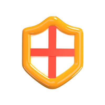 Lance Shield 3D Icon Model 3D Graphic