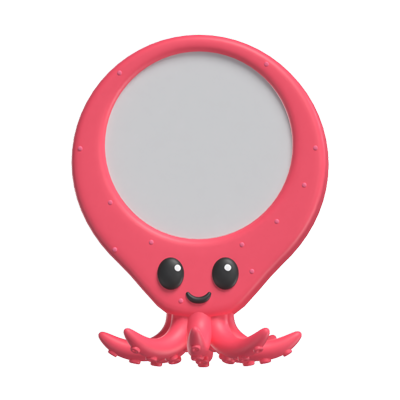 3D Octopus Shape Animal Frame    3D Graphic