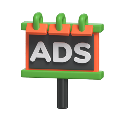 3D Billboard For Advertisement 3D Graphic