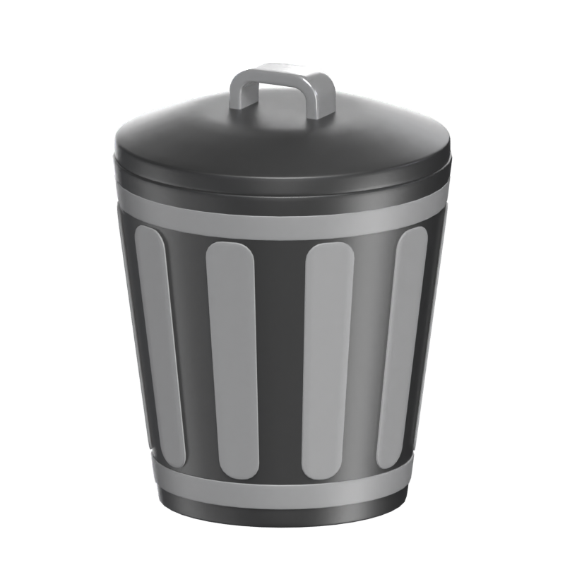 3D Trash Bin  Maintaining Cleanliness 