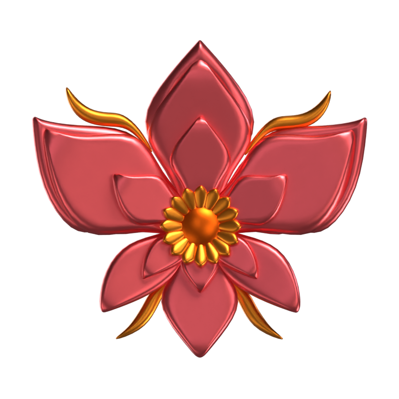 3D Blumenformen Charming Petals 3D Graphic