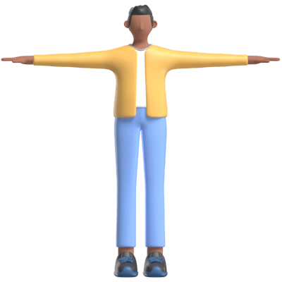 Male Character 3D Graphic