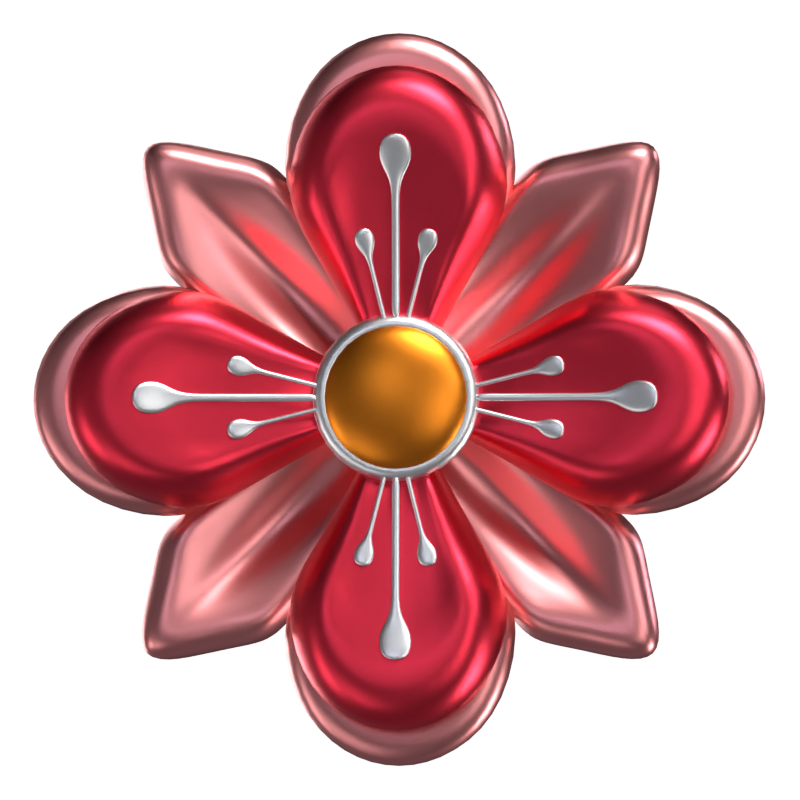 3D Flower Shapes  Filaments 3D Graphic