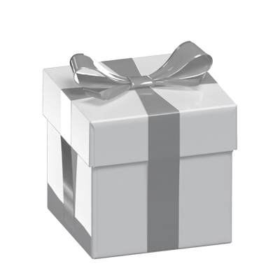 3D Classic Giftbox With Ribbon Model 3D Graphic