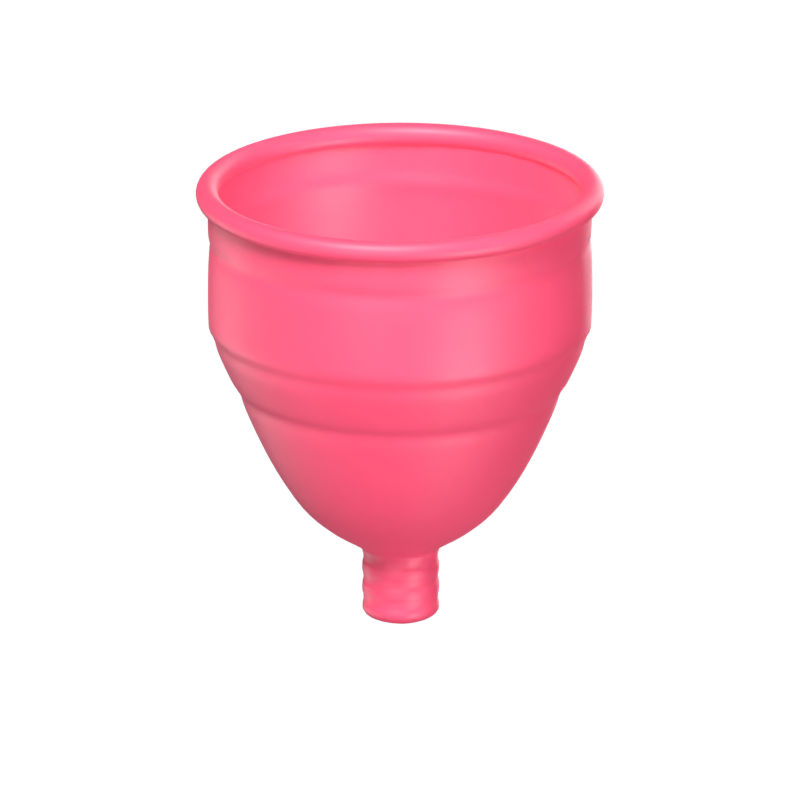 3D Menstrual Cup Sustainable Feminine Hygiene Solution 3D Graphic