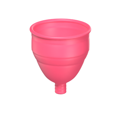 3D Menstrual Cup Sustainable Feminine Hygiene Solution 3D Graphic