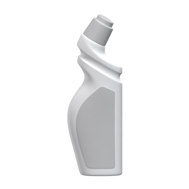 Toilet Cleaner Bottle 3D Model