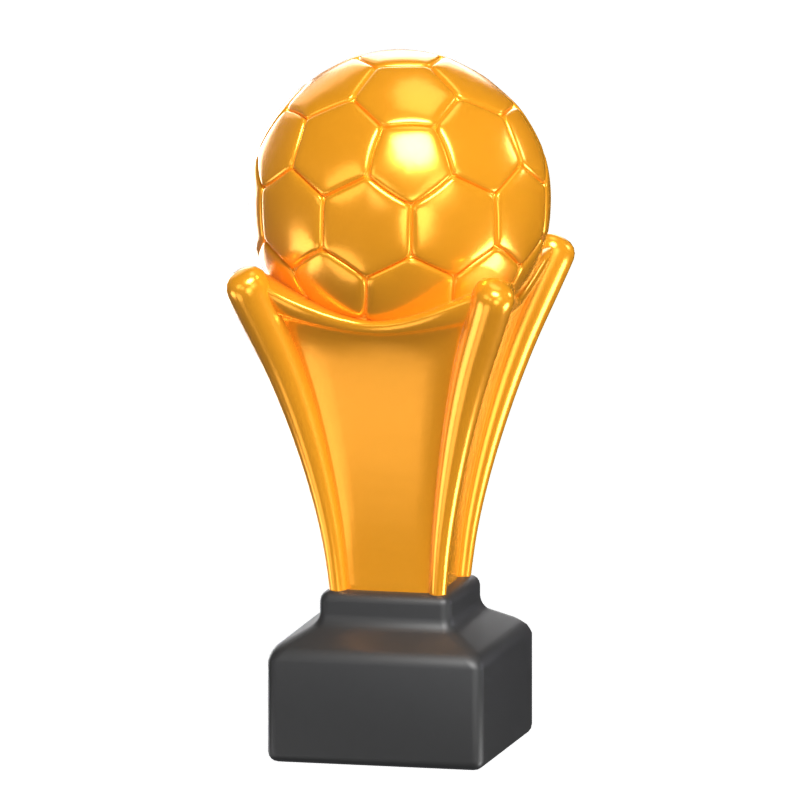 Soccer Trophy 3D Model 3D Graphic