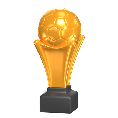 Soccer Trophy 3D Model 3D Graphic