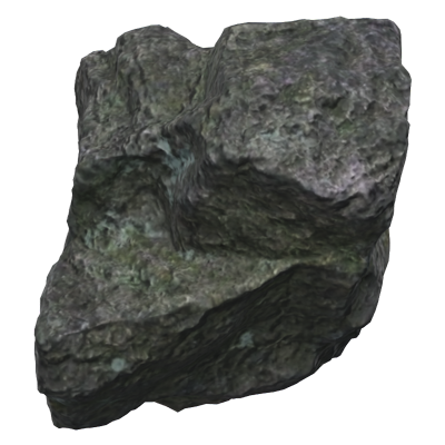 Narrow Natural Stone Medium Size 3D Model 3D Graphic
