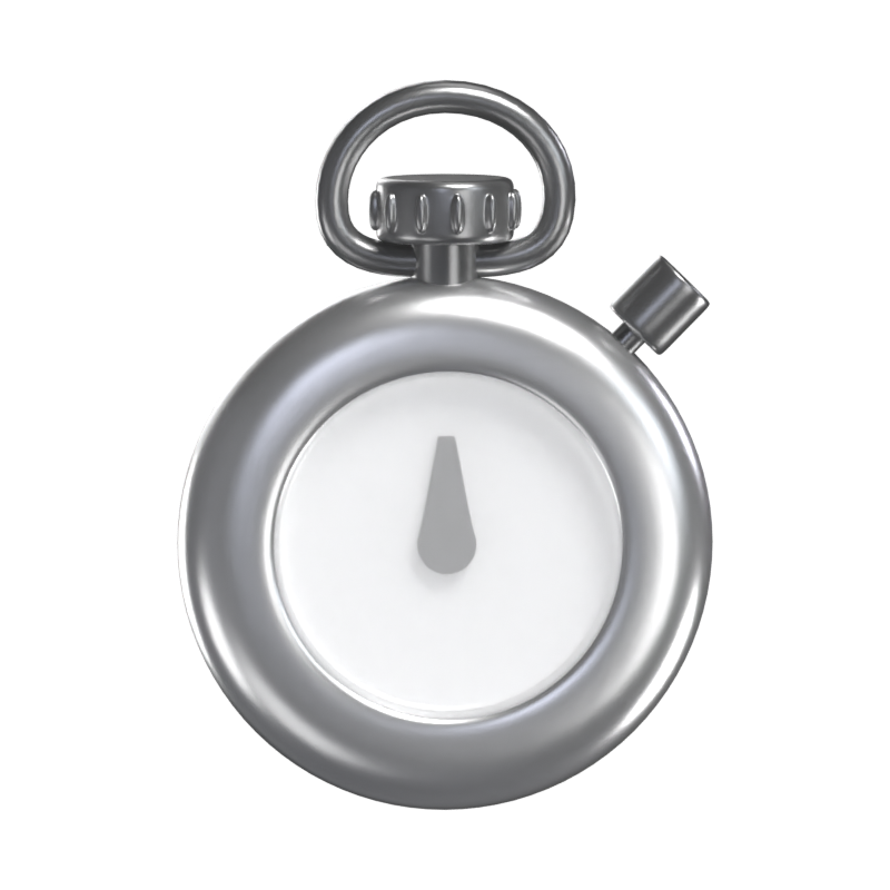 Stopwatch 3D Icon Model 3D Graphic