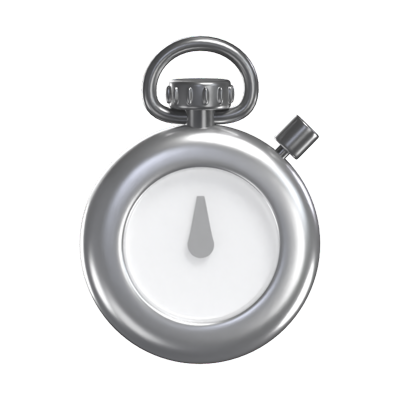 Stopwatch 3D Icon Model 3D Graphic