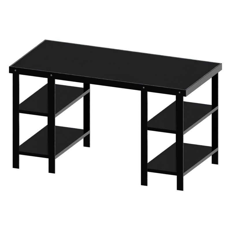 Shelving Modern Desk 3D Model