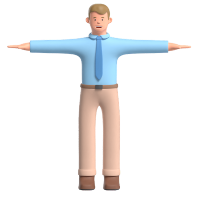 Businessman Character 3D Graphic