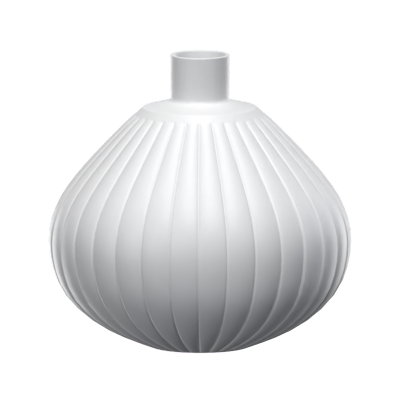 Pear Shaped Ceramic Vase 3D Model 3D Graphic