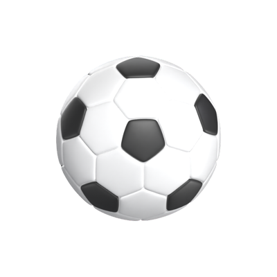3D Soccer Ball Icon Model 3D Graphic