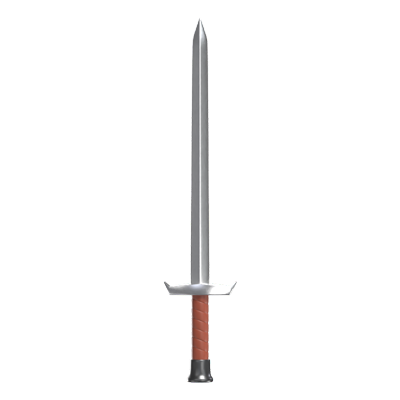Arthur Sword 3D Weapon Icon 3D Graphic