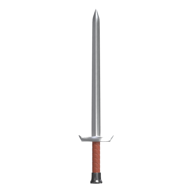 Arthur Sword 3D Weapon Icon 3D Graphic