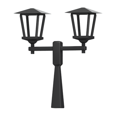 3D Street Lamp Icon Model 3D Graphic