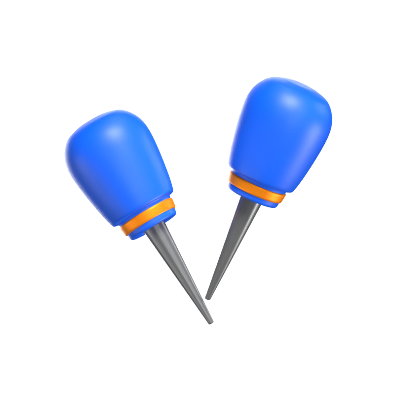 A Pair Of Needle 3D Model 3D Graphic