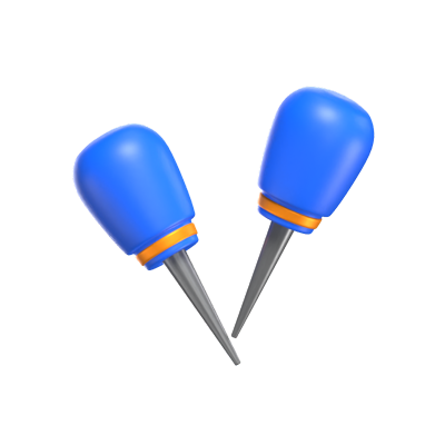 A Pair Of Needle 3D Model 3D Graphic