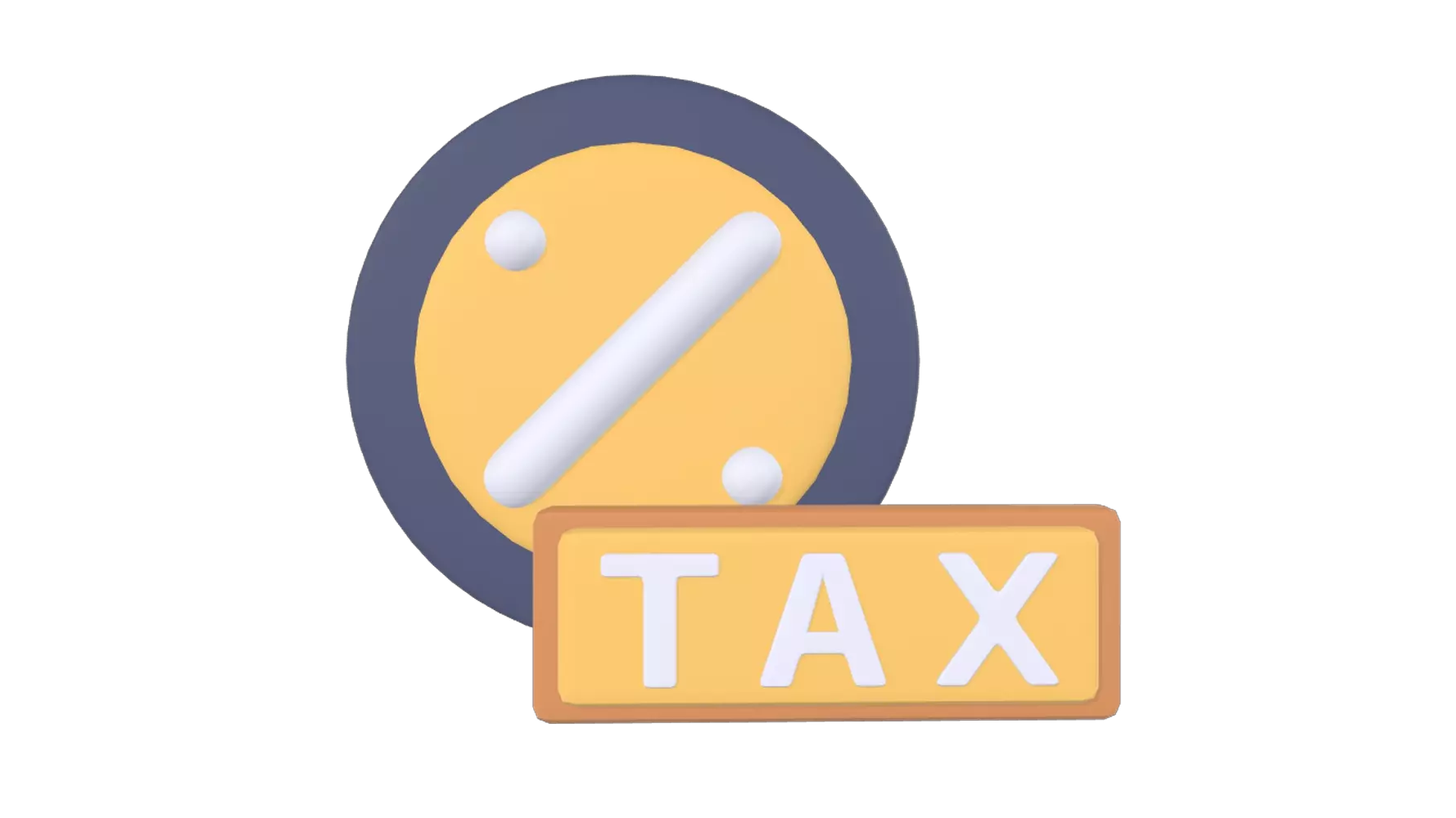 TAX 3D Graphic