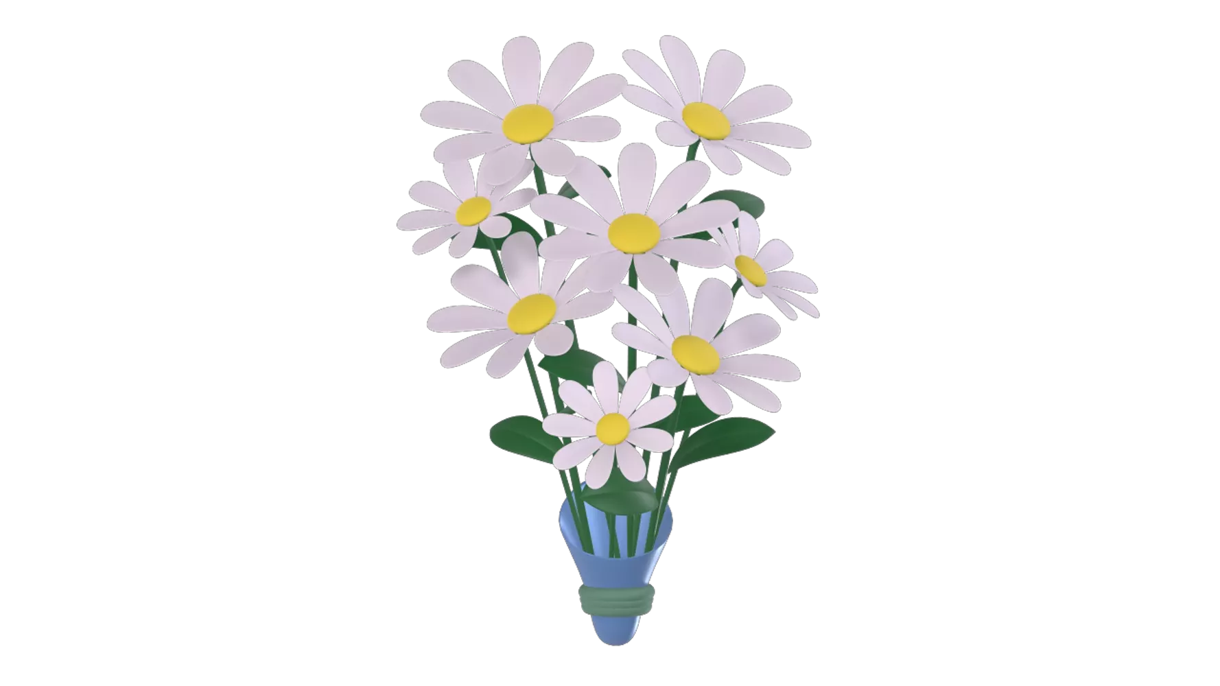 Daisies 3D Graphic