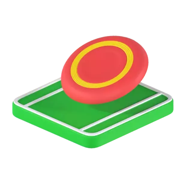 Frisbee 3D Graphic