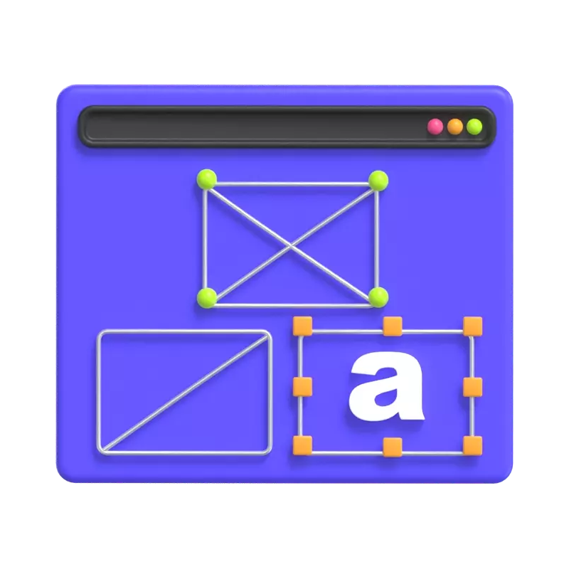 Wireframing 3D Graphic